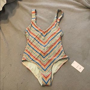 RVCA Mid-Rise Med Coverage One Piece Swimsuit